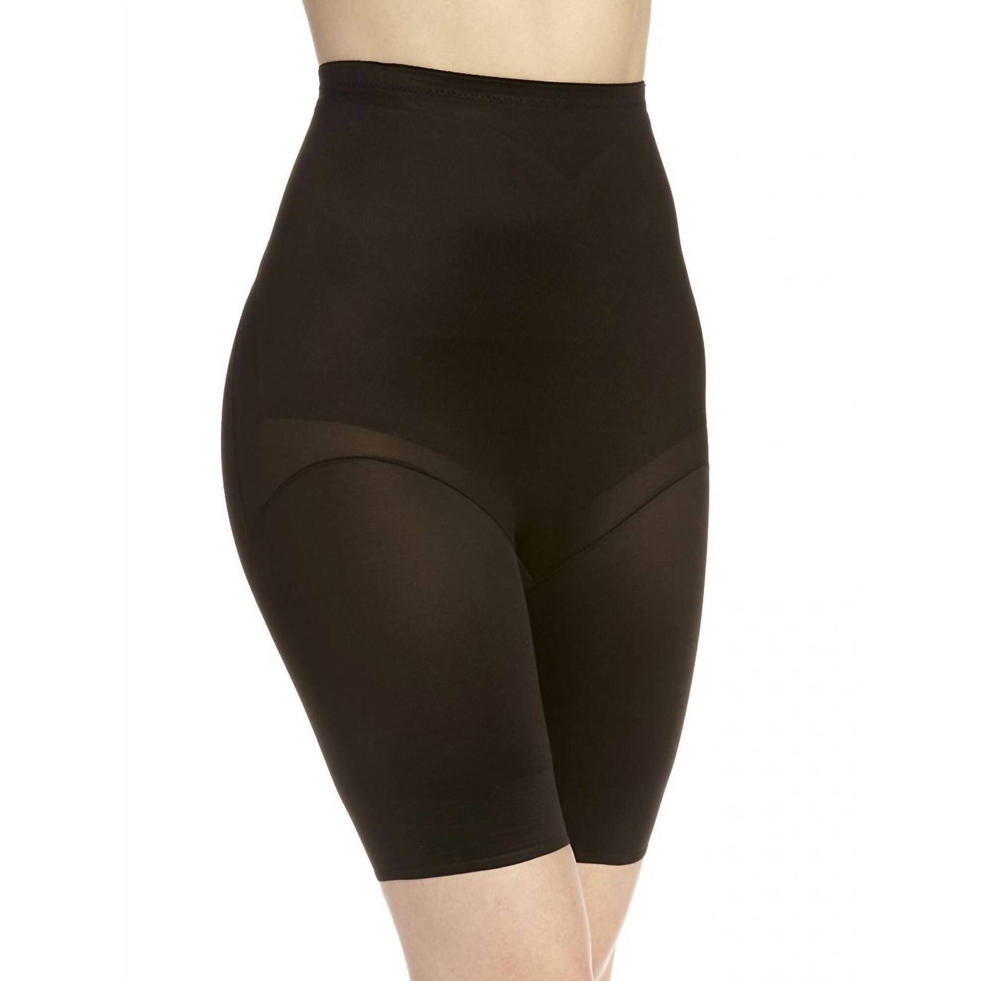 New Tc Fine Intimates Adjust Perfect Hi Waist Thigh Slimmer Shapewear In Black